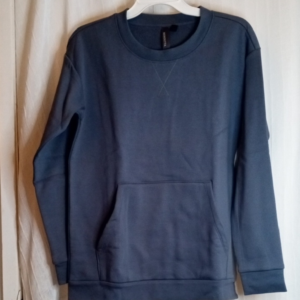 Mondetta Men's Crewneck Sweater in Deep Blue